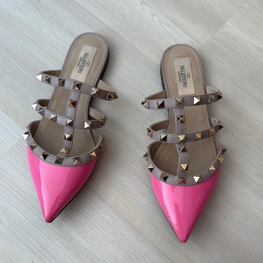 Valentino Pink Studded Women's Shoes